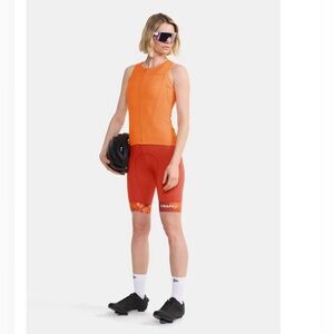 NWT CRAFT SLEEVELESS CYCLING JERSEY ORANGE